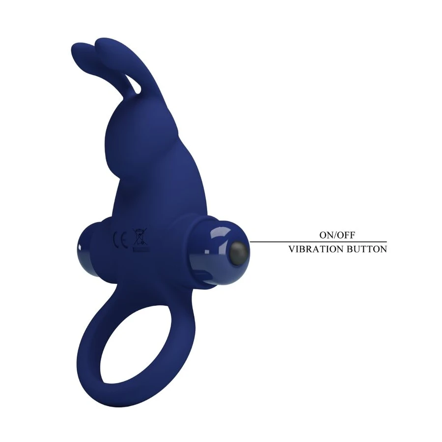 PRETTY LOVE - JIRO KANINCHENRING MIT VIBRATION BLAU
